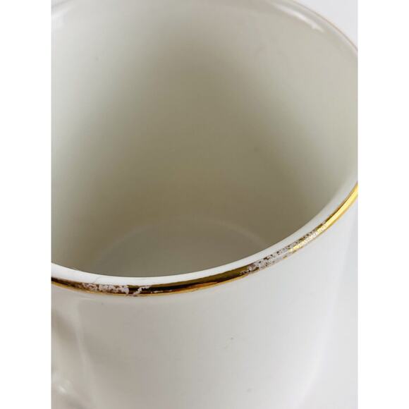 Vintage Southwest Kachina Coffee Mug Cup Native American Gold Gilt Tribal Arizon - Picture 7 of 13